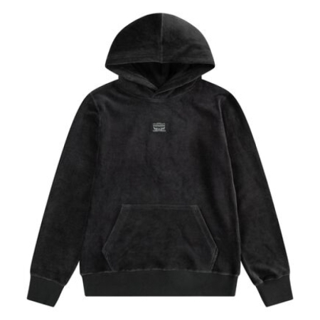 LVB KNIT CORDUROY HOODIE G4O PIRATE BLAC