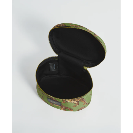 Olive Leopard vanity bag multi