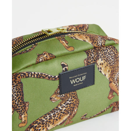 Olive Leopard Toiletry Bag multi