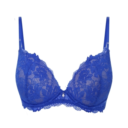 PUSH-UP PLUNGE BRA SAPPHIRE