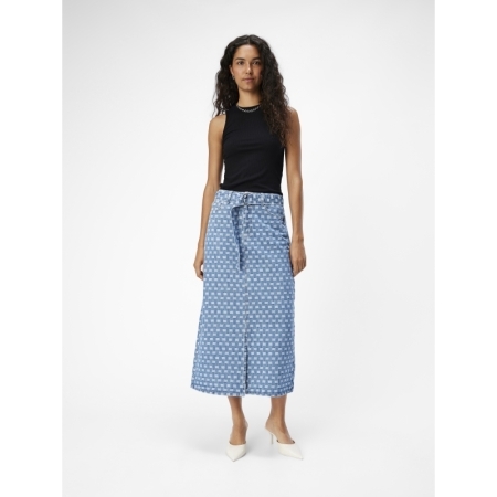 OBJHEDDA HW MIDI DENIM SKIRT C 179832 Medium B