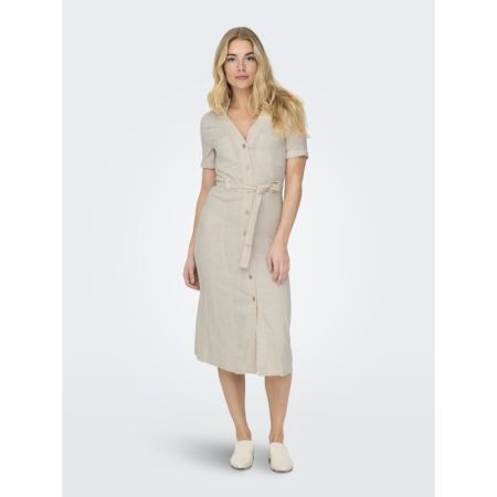 ONLSIESTA SS LINEN BL SHIRT DR 201511 Moonbeam
