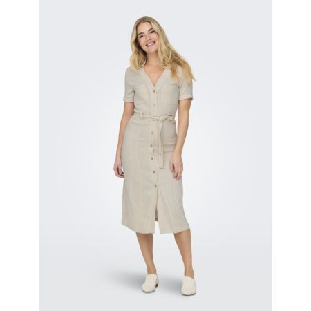 ONLSIESTA SS LINEN BL SHIRT DR 201511 Moonbeam
