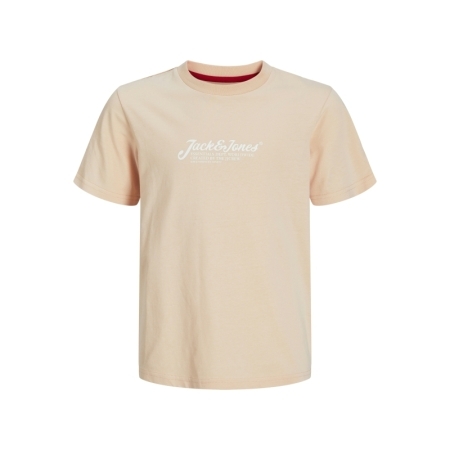 JJBEAU TEE SS CREW NECK JNR 177316 Peach Pa