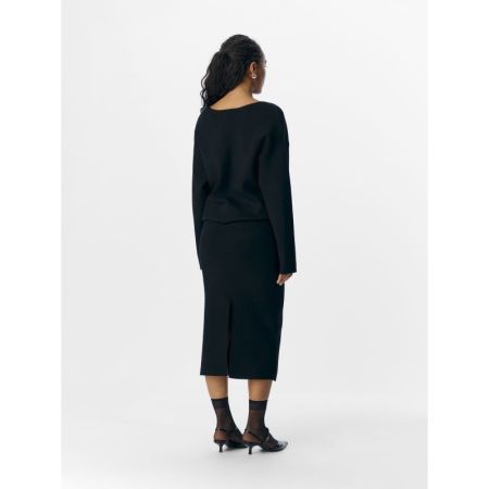 OBJREYNARD HW KNIT SKIRT NOOS 177981 Black