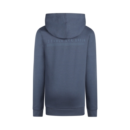 SWEATER WITH HOOD BLUE