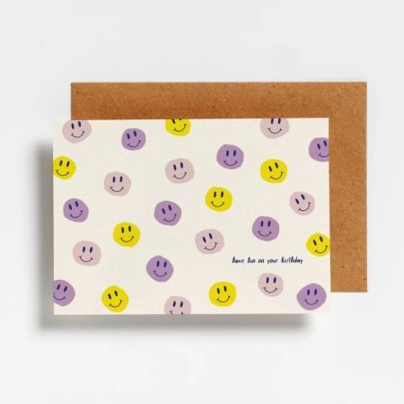 Smiley have fun on your birthd multi