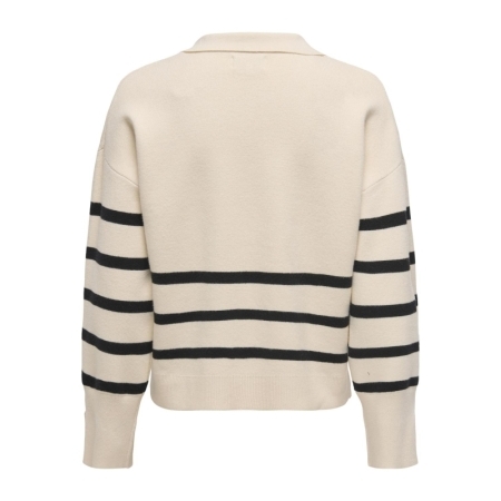 ONLMONICA LS COLLLAR PULLOVER 180083001 Birch