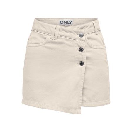 ONLMILLY HW WRAP SKORT CC PNT 234755 Ecru