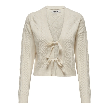 ONLFIA LS STRING CARDIGAN KNT 196844 Whitecap