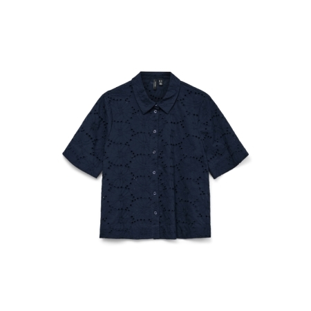 VMHAY NEW SS SHIRT WVN 188780 Navy Bla