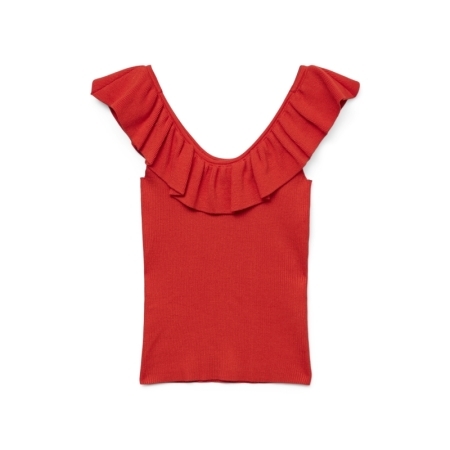 VMSILJE SL RUFFLE TOP GA 180974 Fiery Re