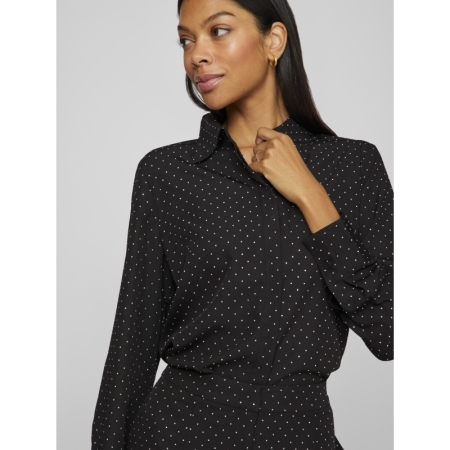VISIMILETTA O-NECK LS SHIRT 295042 Black Be