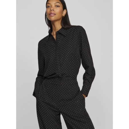 VISIMILETTA O-NECK LS SHIRT 295042 Black Be