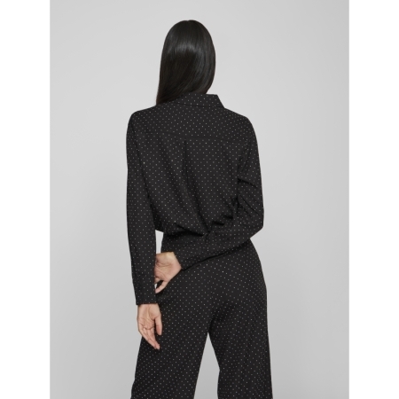 VISIMILETTA O-NECK LS SHIRT 295042 Black Be