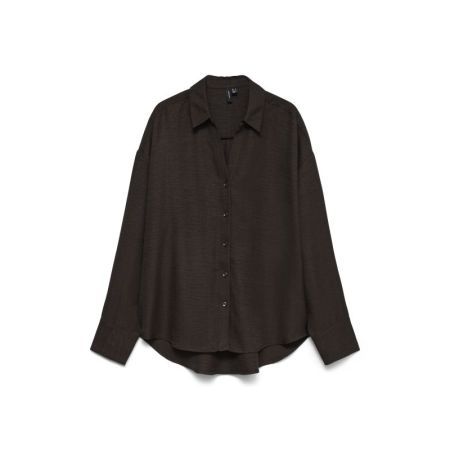 VMMELANEY QUEENY LS SHIRT WVN 297957 Chocolat