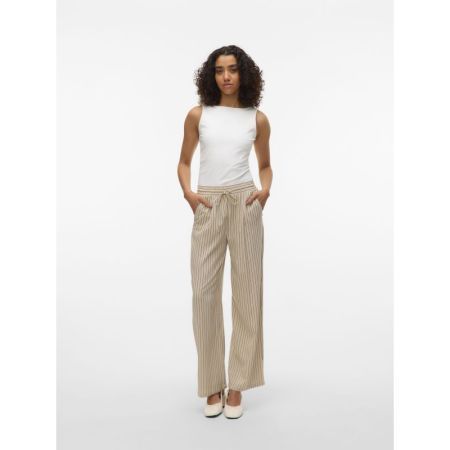 VMJESMILO WIDE PANTS WVN GA NO 271875004 Silve