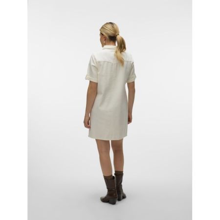 VMJENNIE SS SHORT DENIM DRESS 178857 Cloud Da