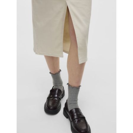 VMVERI HR CALF DENIM SKIRT GA 222913 Birch