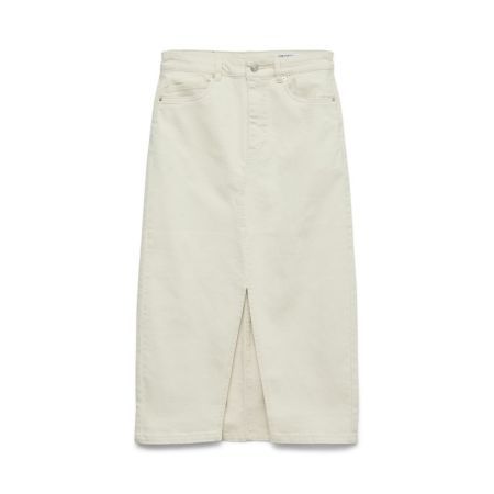 VMVERI HR CALF DENIM SKIRT GA 222913 Birch