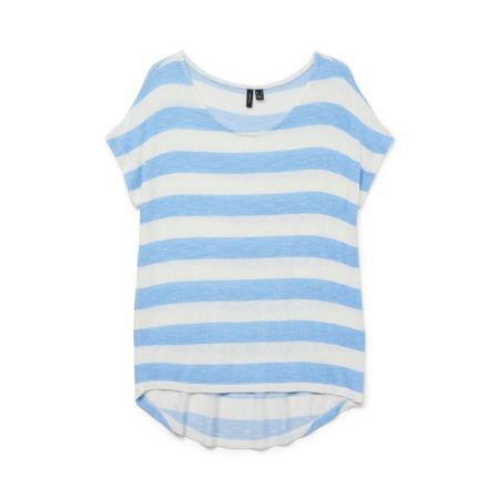VMWIDE STRIPE SL TOP GA JRS NO 175607021 Azure