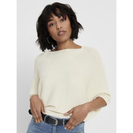 JDYNEW BEHAVE BATSLEEVE PULLOV 180551001 Eggno