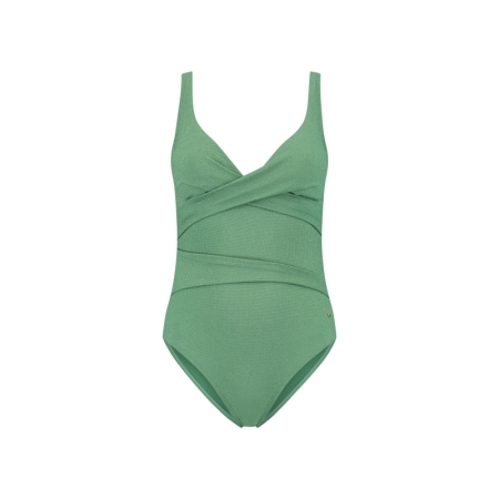 PADDED SWIMSUIT 731 GREEN SHIMMER