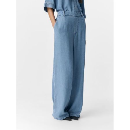 OBJFRAME LISA WIDE MW PANTS NO 178832 Light Bl