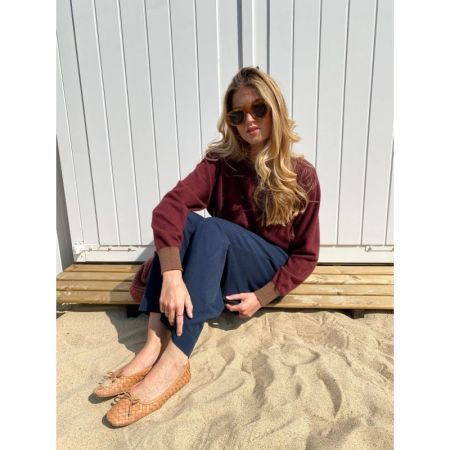 COLORBLOCK PULL BORDEAUX-CHOCO