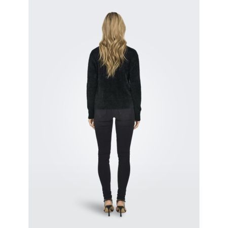ONLELLA PIUMO LS V-NECK KNT 177911 Black