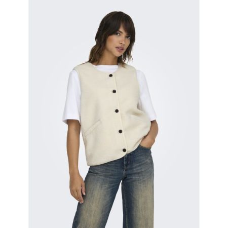 ONLBABY TEDDY VEST PNT CS 189959 Pumice S