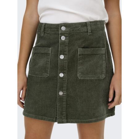 JDYSHIRAZ CORDUROY SKIRT PNT D 193783 Forest N