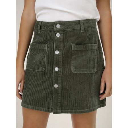 JDYSHIRAZ CORDUROY SKIRT PNT D 193783 Forest N