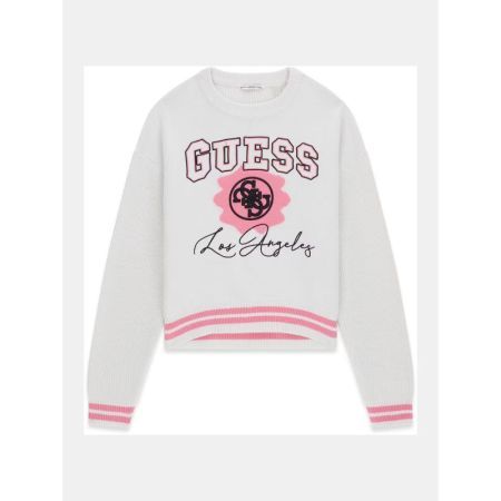 LS SWEATER G011 PURE WHITE