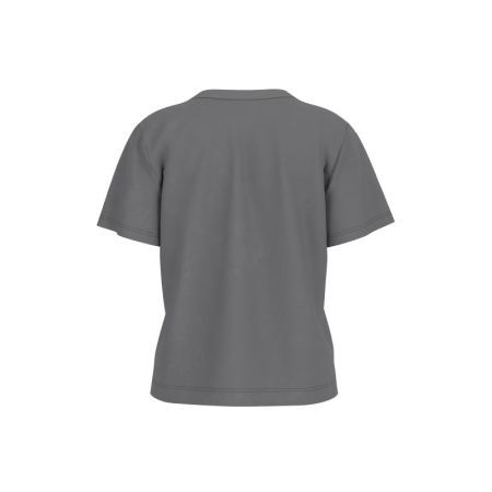 SS PALM PRINT WASHED TEE F9P6 ACID JET BLACK