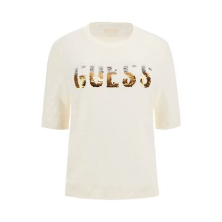 SS CN LAYLA BOXY LOGO SWTR G012 CREAM WHITE