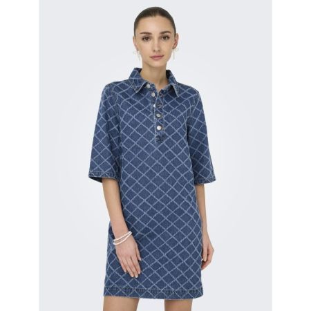 JDYBELLA-EMILIE SS DRESS DNM 179695 Medium B