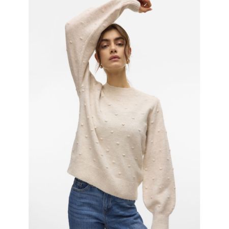 VMFRANCESCA LS O-NECK PULLOVER 222913001 Birch