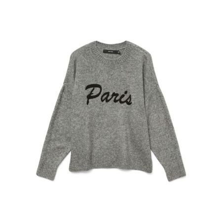 VMBOOM LS O-NECK TEXT PULLOVER 178995005 Mediu
