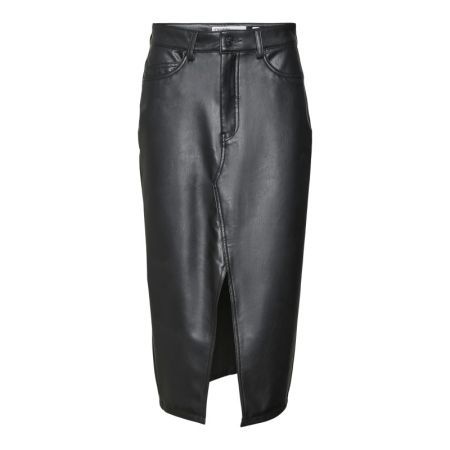 VMVERI HR CALF PL SKIRT NOOS 177868 Black