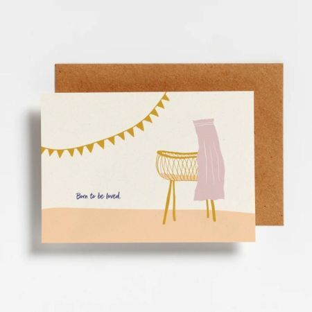 Born to be loved lilac multi