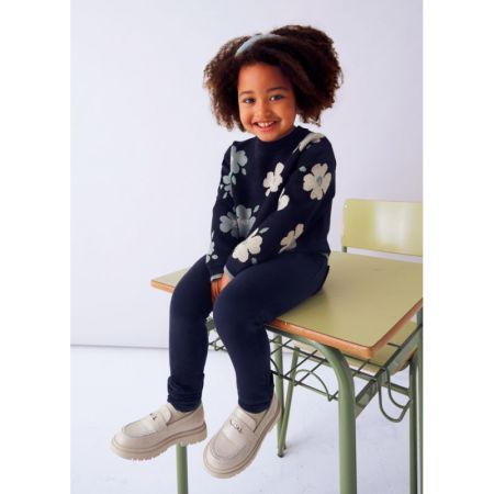 JACQUARD JUMPER 085 PETROLEUM