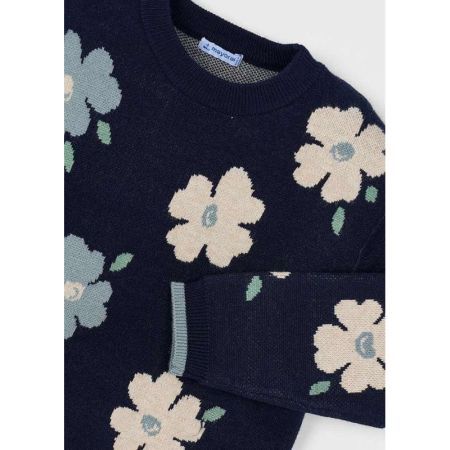 JACQUARD JUMPER 085 PETROLEUM