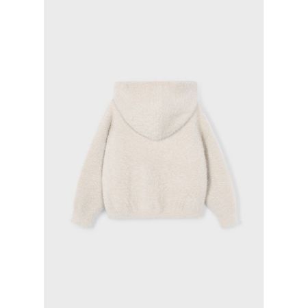 FURRY KNIT SWEATER 010 ALMOND