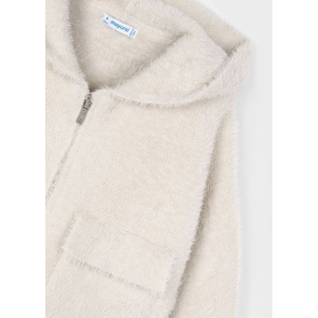 FURRY KNIT SWEATER 010 ALMOND