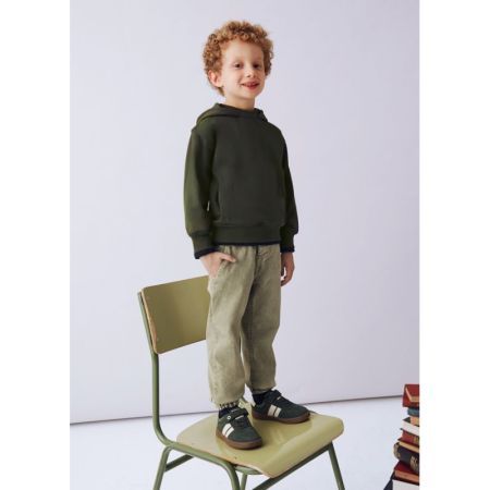 HOODED PULLOVER 070 OLIVE