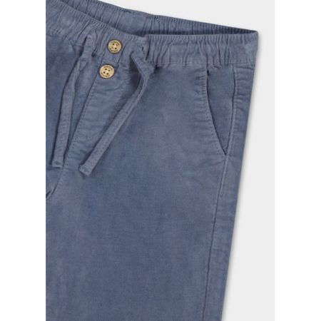 MICRO-CORD LINED TROUSERS 091 BLUE WHALE