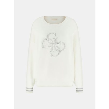 LS CN SYLVIE LOGO SWTR G012 CREAM WHITE