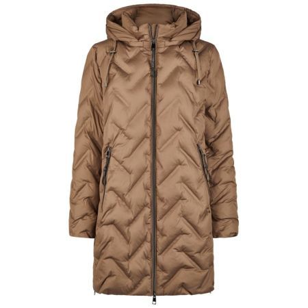 KURZMANTEL POLAR PEARLS  343 NOUGAT