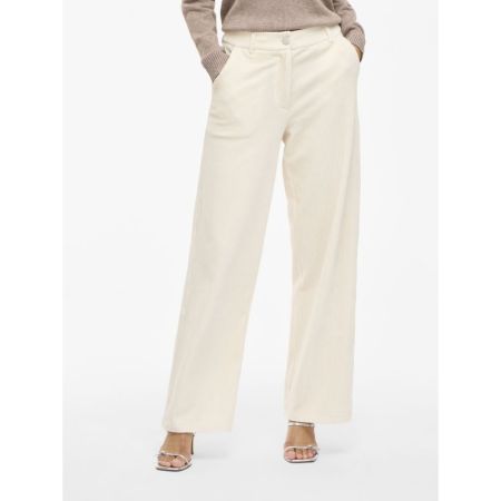 VIKITA RW WIDE CORDUROY PANTS 177853 Birch